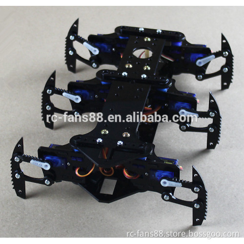 6 DOF Hexapod spider robot with a full servo bracket Accessories Remote control